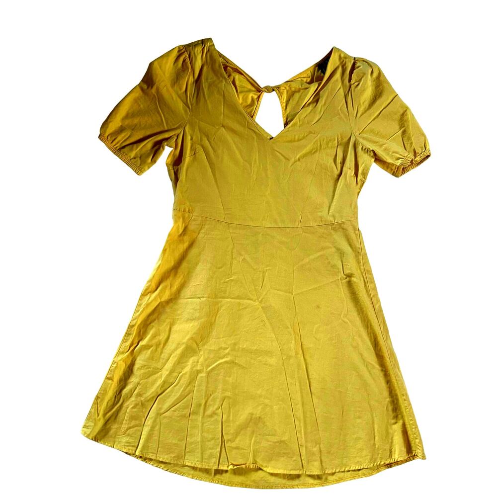 Vero Moda Yellow Mini Sun Dress XS ASOS